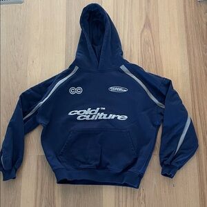 Cold Culture Navy Blue Hoodie M